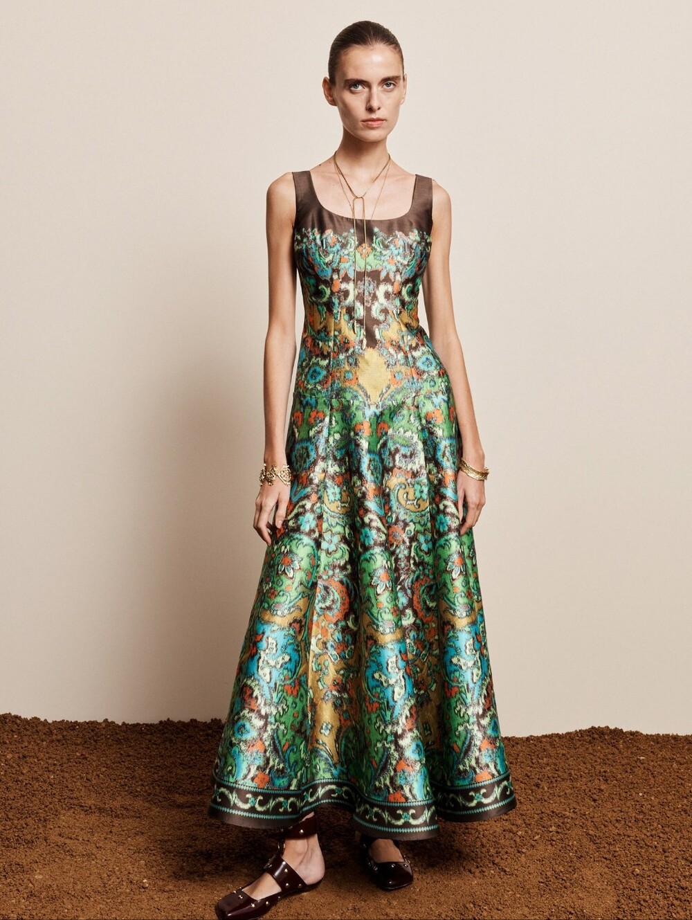 Alemais Multi Charlotte Gown Dress